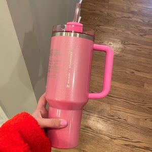 BRAND NEW 40 oz. STANELY x Starbucks pink cup